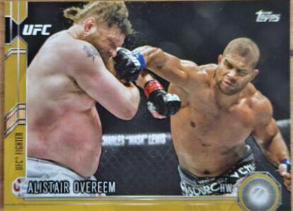 Alistair Overeem 2015 Topps UFC Chronicles Base #151 Gold