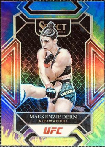 Mackenzie Dern 2022 Panini Select UFC Mezzanine #330 Tie Dye