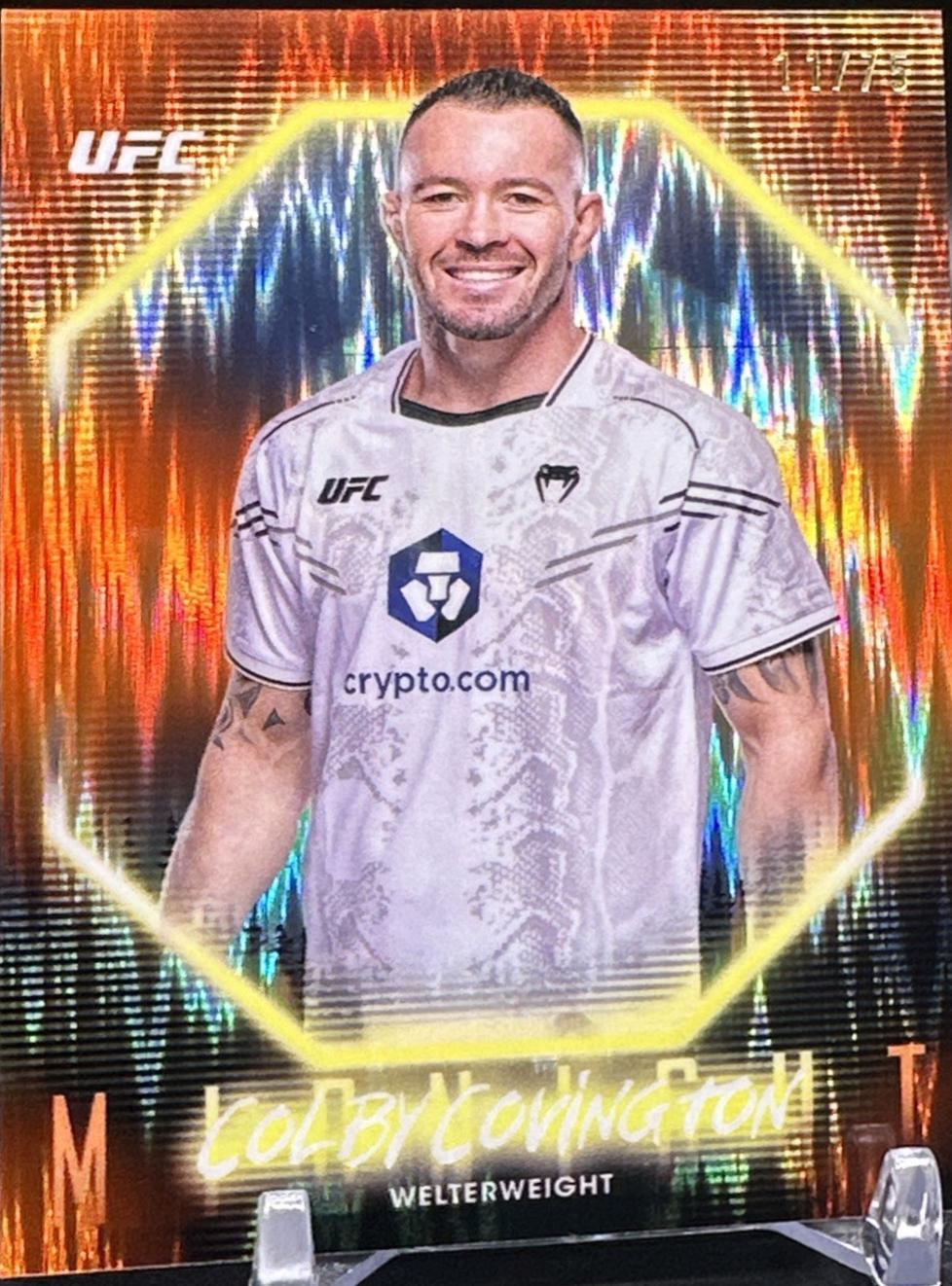 Colby Covington 2025 Topps Midnight UFC Base #30 Dusk