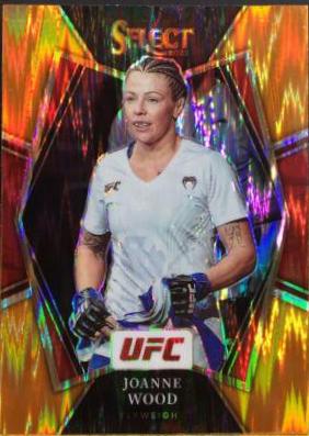 Joanne Wood 2022 Panini Select UFC Premier Level #156 Orange