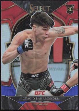 Ignacio Bahamondes 2023 Panini Select UFC Concourse #64 Red Blue Prizm