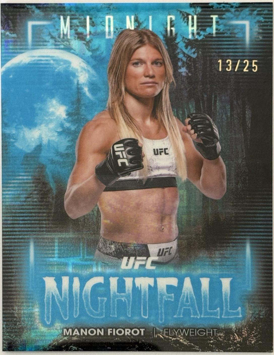 Manon Fiorot 2025 Topps Midnight UFC Nightfall #NF-16 Moonrise