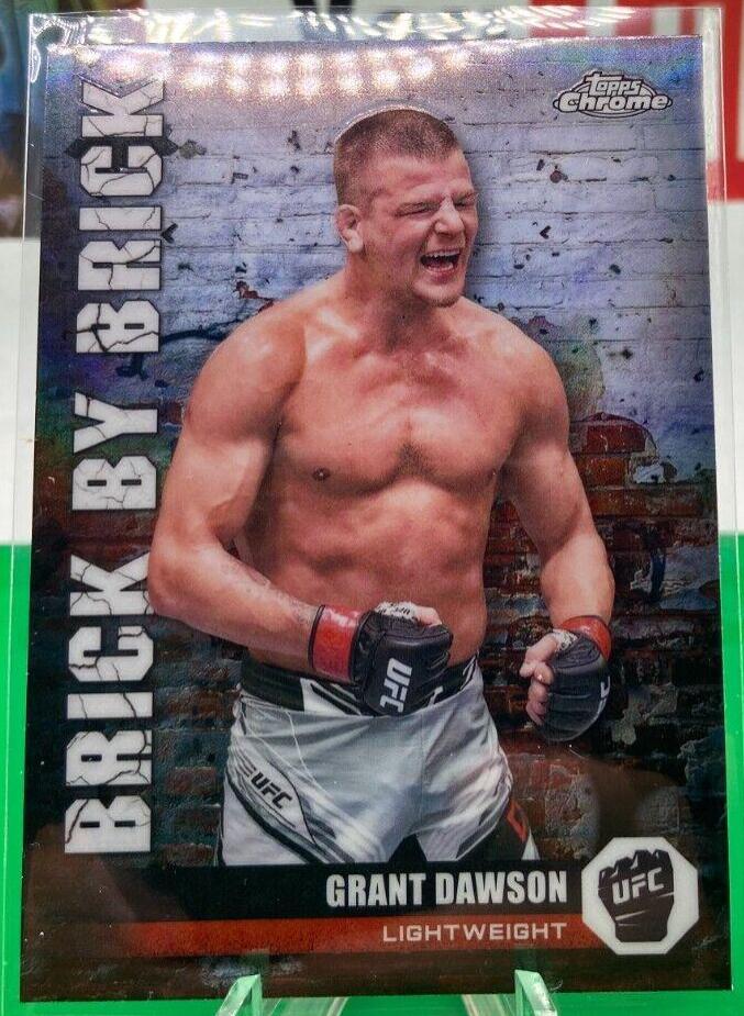 Grant Dawson 2024 Topps Chrome UFC Brick by Brick #BYB-19 Refractor