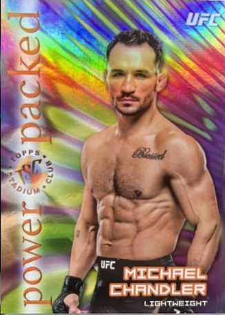 Michael Chandler 2025 Topps Stadium Club UFC Power Packed #PD-5 Red