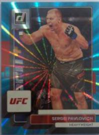 Sergei Pavlovich 2023 Panini Donruss UFC Base #79 Teal Laser