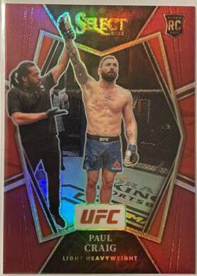 Paul Craig 2022 Panini Select UFC Premier Level #195 Maroon