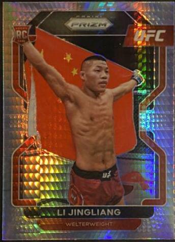 Li Jingliang 2022 Panini Prizm UFC Base #118 Hyper