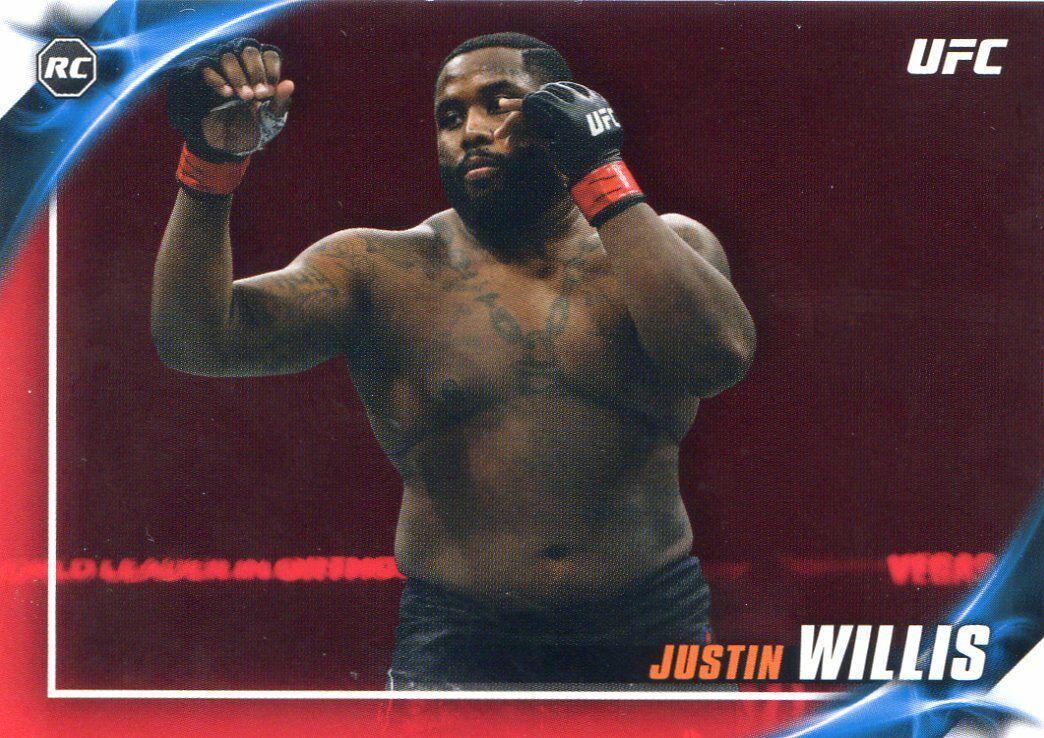 Justin Willis 2019 Topps UFC Knockout Base #67 Red
