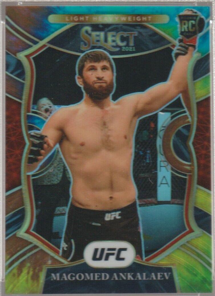 Magomed Ankalaev 2021 Panini Select UFC Concourse #36 Tie Dye
