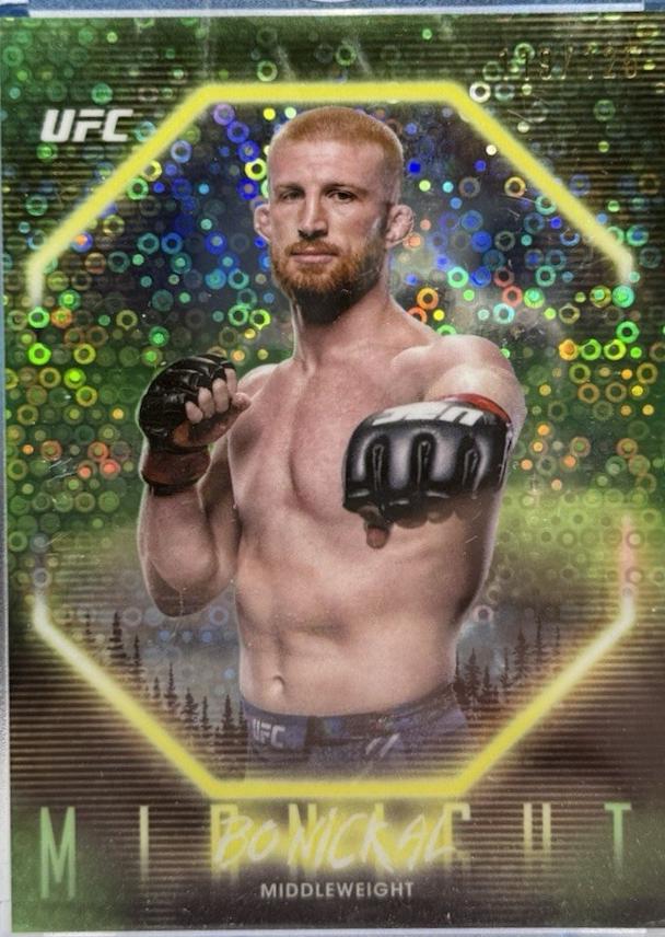 Bo Nickal 2025 Topps Midnight UFC Base #6 Morning