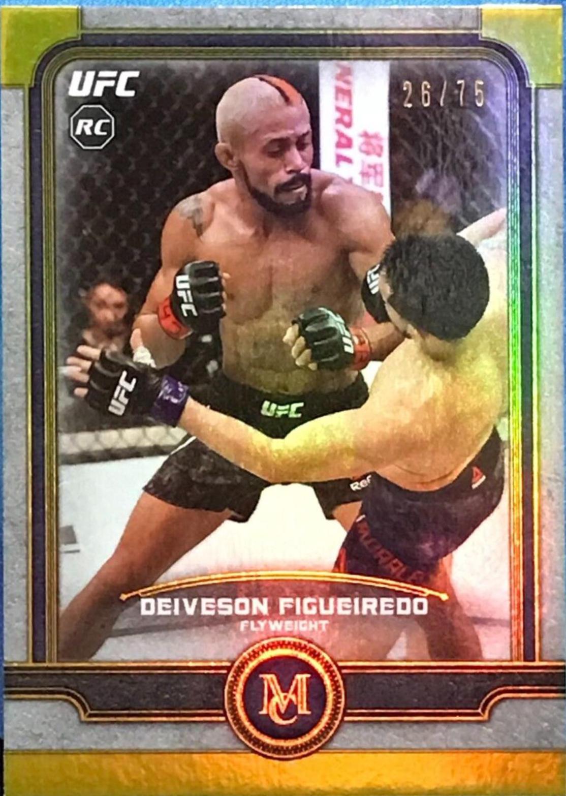 Deiveson Figueiredo 2019 Topps UFC Museum Collection Base #47 Gold