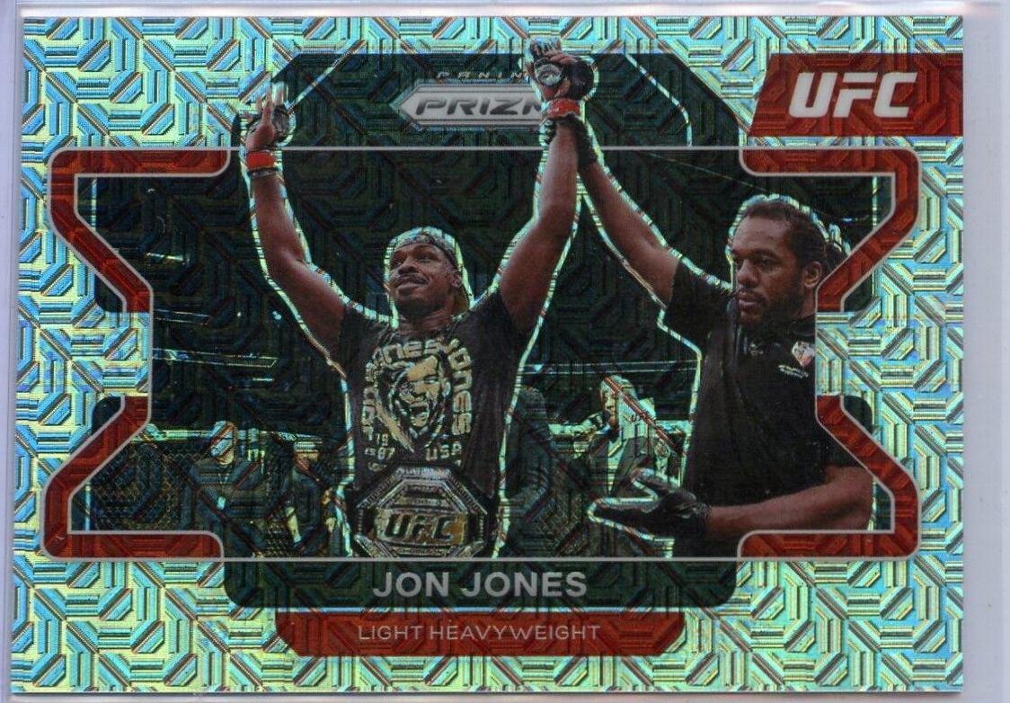 Jon Jones 2022 Panini Prizm UFC Base #4 Mojo