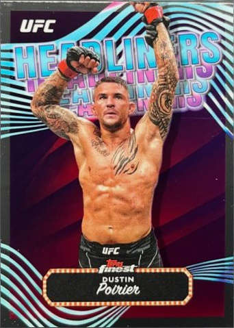 Dustin Poirier 2024 Topps Finest UFC Headliners #HDL-3 Superfractor