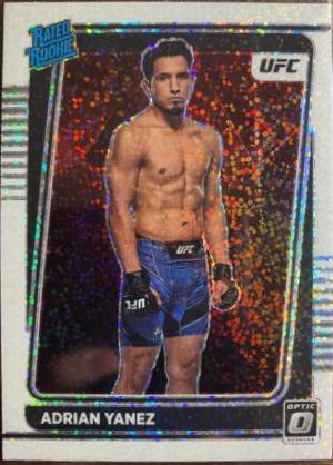 Adrian Yanez 2022 Panini Donruss Optic UFC Base #105 White Sparkle