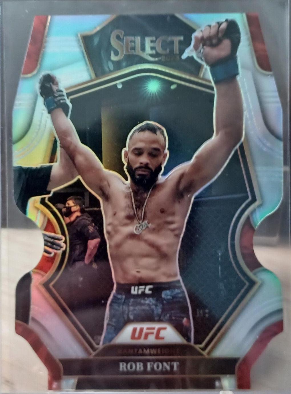 Rob Font 2023 Panini Select UFC Mezzanine #390 Silver Die Cut