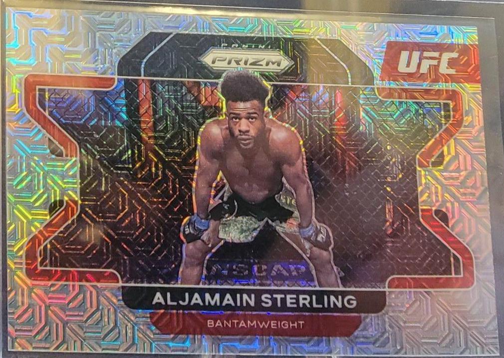 Aljamain Sterling 2022 Panini Prizm UFC Base #55 Mojo