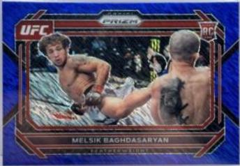 Melsik Baghdasaryan 2023 Panini Prizm UFC Base #77 Blue Shimmer