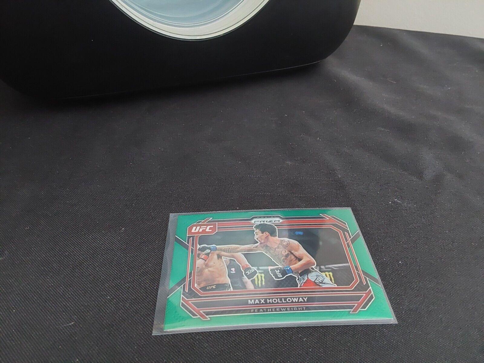 Max Holloway 2023 Panini Prizm UFC Base #67 Green