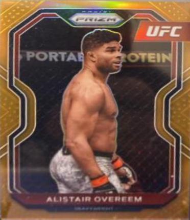 Alistair Overeem 2021 Panini Prizm UFC Base #56 Orange