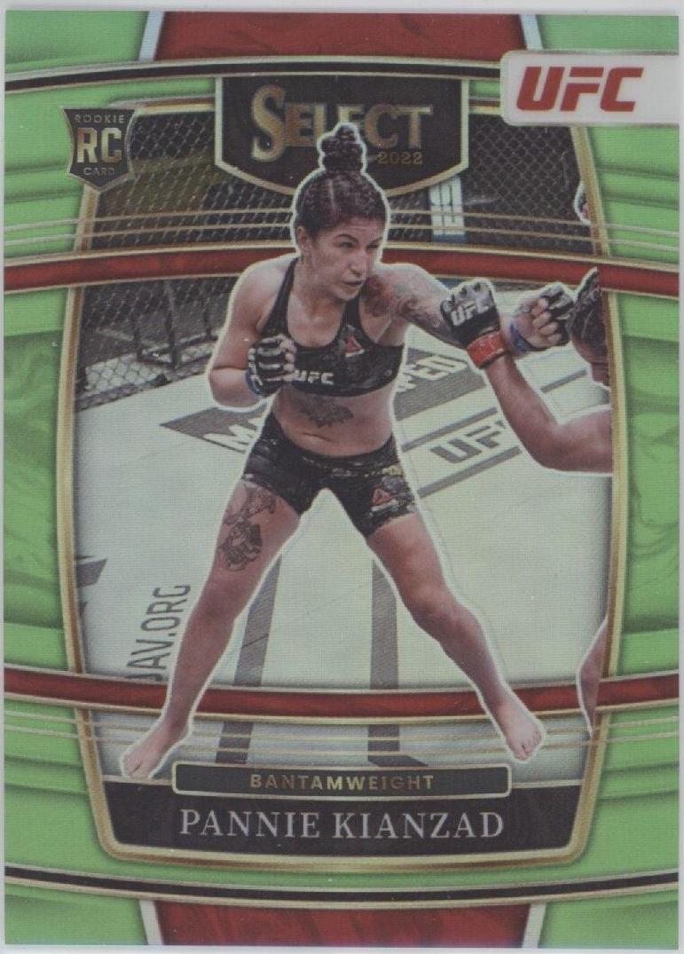 Pannie Kianzad 2022 Panini Select UFC Concourse #71 Neon Green