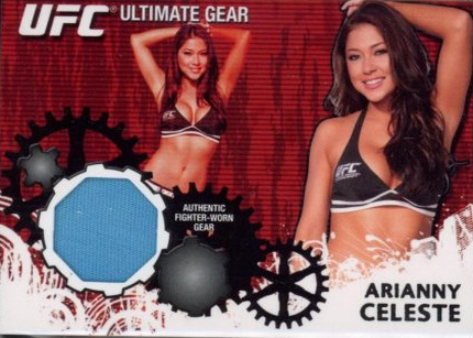 Arianny Celeste 2010 Topps UFC Ultimate Gear Relics #UG-AC Red