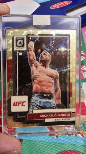 Michael Chandler 2023 Panini Donruss Optic UFC Base #91 Gold Vinyl
