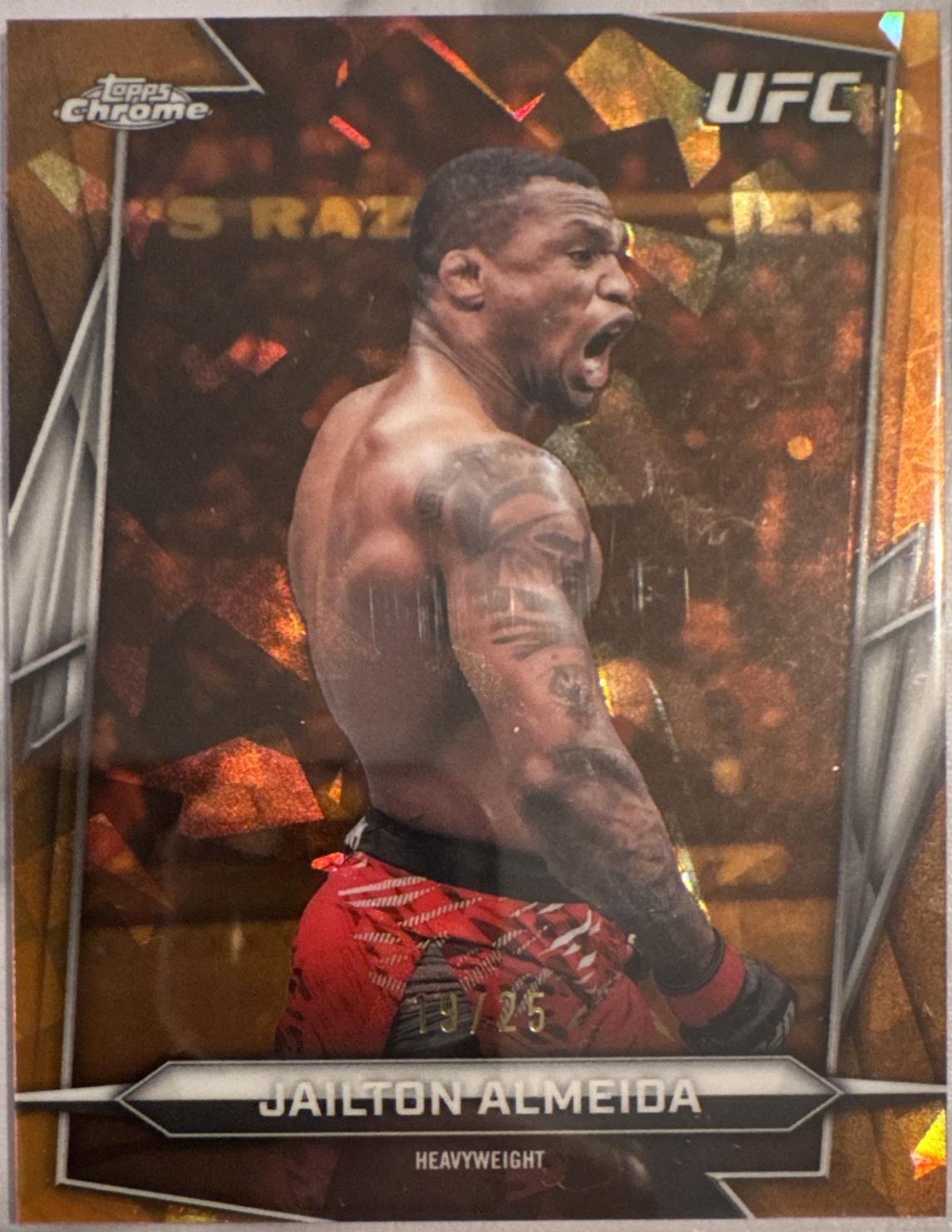 Jailton Almeida 2026 Topps Chrome UFC Base #132 Prism Refractor