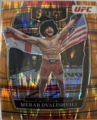 Merab Dvalishvili 2022 Panini Select UFC Concourse #26 Orange Flash