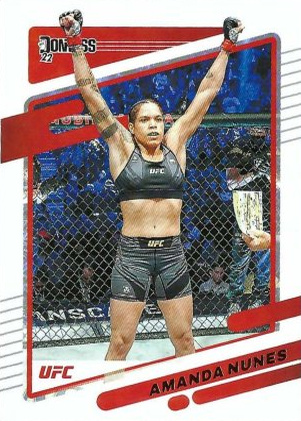 Amanda Nunes 2022 Panini Donruss UFC Base #63 Pink