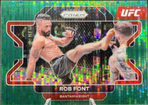 Rob Font 2022 Panini Prizm UFC Base #20 Green Pulsar
