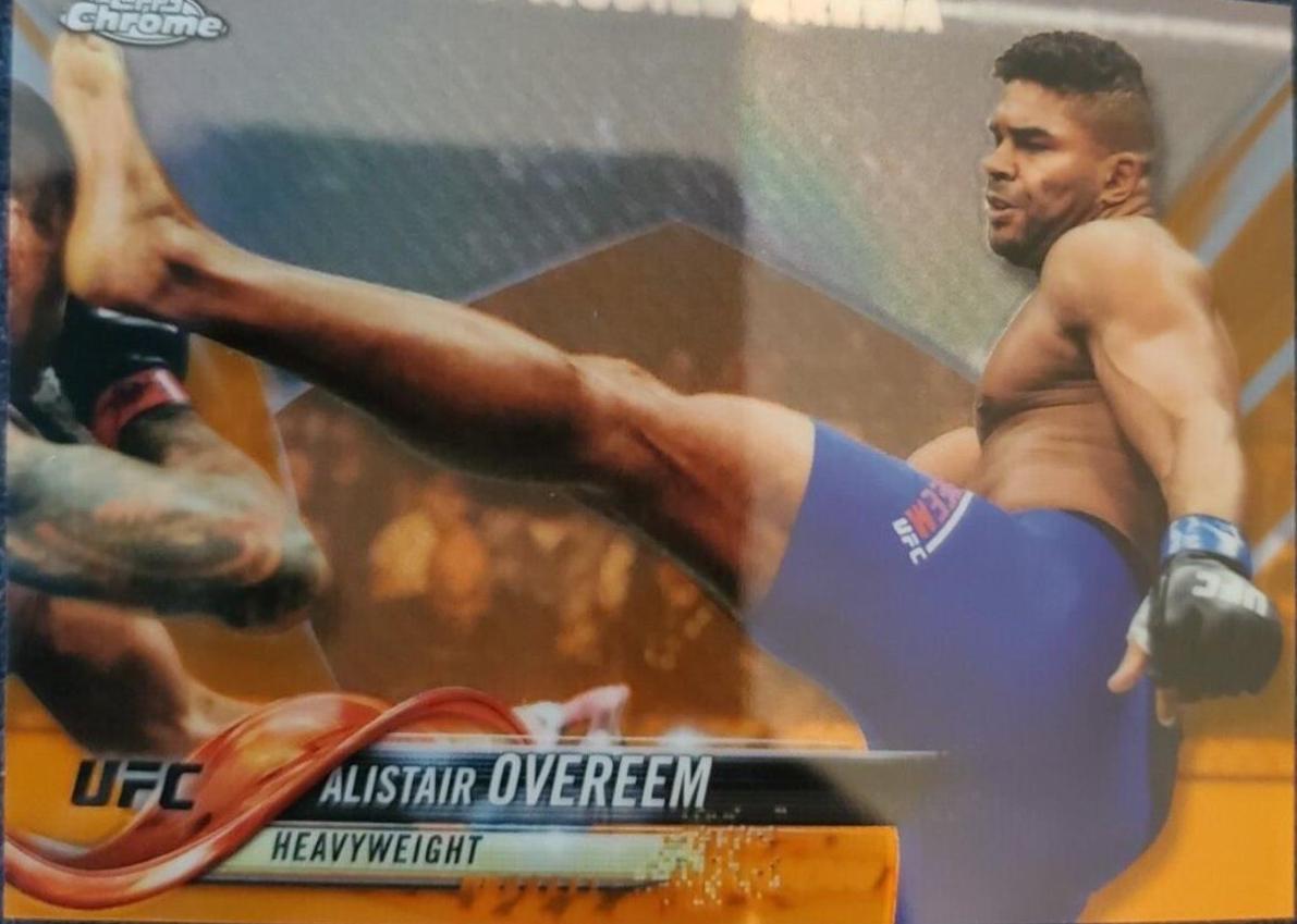 Alistair Overeem 2018 Topps Chrome UFC Base #69 Orange