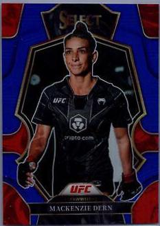 Mackenzie Dern 2023 Panini Select UFC Premier Level #146 Blue Disco
