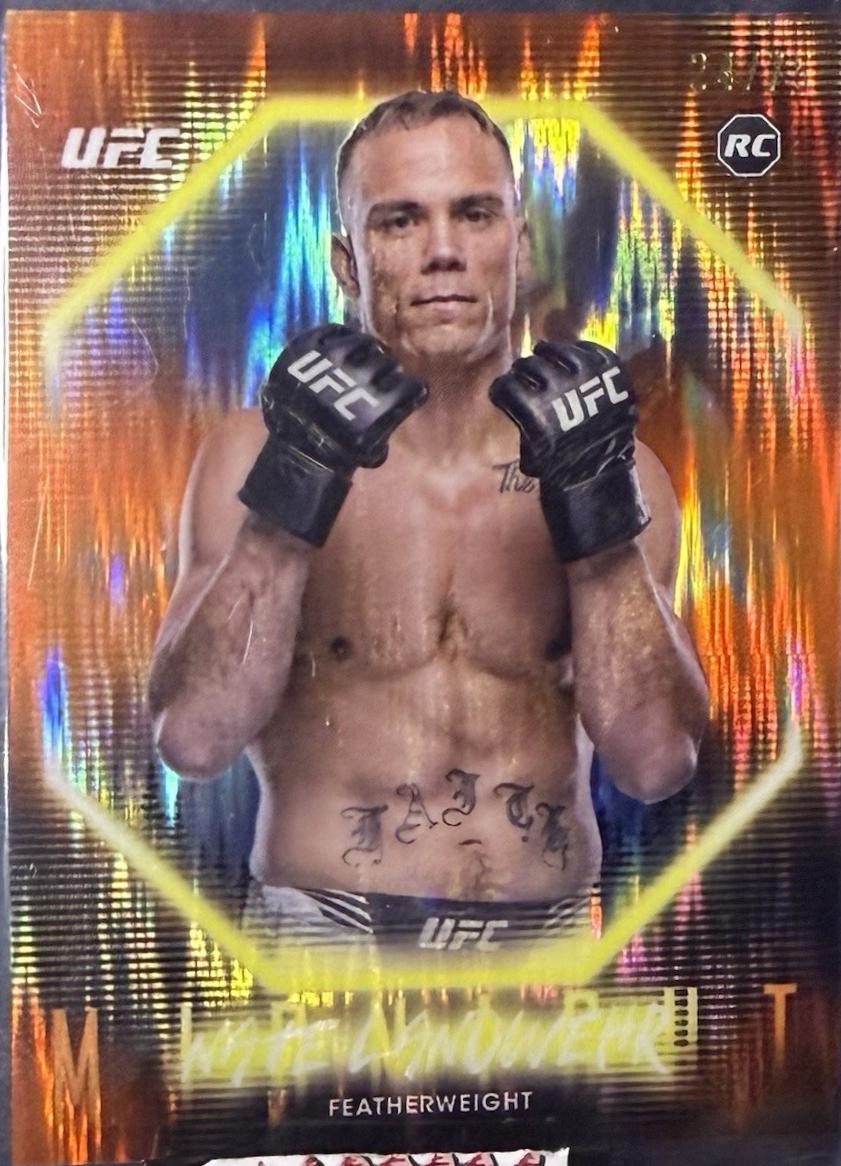 Nate Landwehr 2025 Topps Midnight UFC Base #39 Dusk