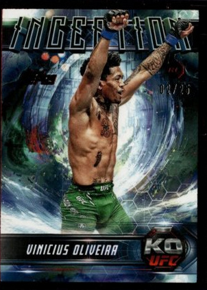 Vinicius Oliveira 2025 Topps Knockout UFC Inception #IN-23 Platinum