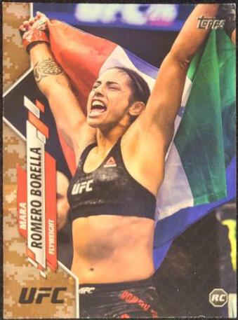 Mara Romero Borella 2020 Topps UFC Base #91 Camo