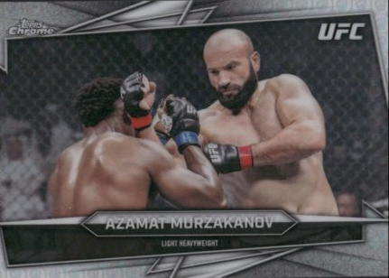 Azamat Murzakanov 2026 Topps Chrome UFC Base #19 Red Mini Diamonds Refractor