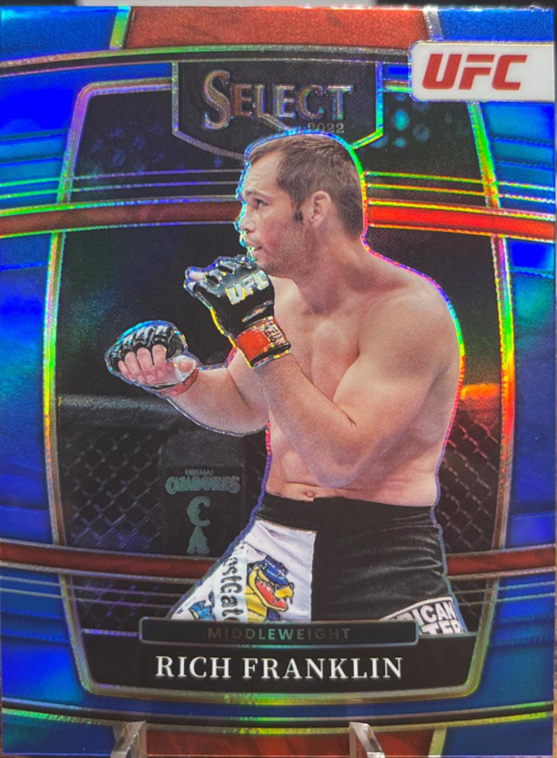Rich Franklin 2022 Panini Select UFC Concourse #72 Blue Prizm