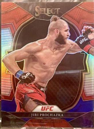 Jiri Prochazka 2023 Panini Select UFC Concourse #46 Red Blue Prizm