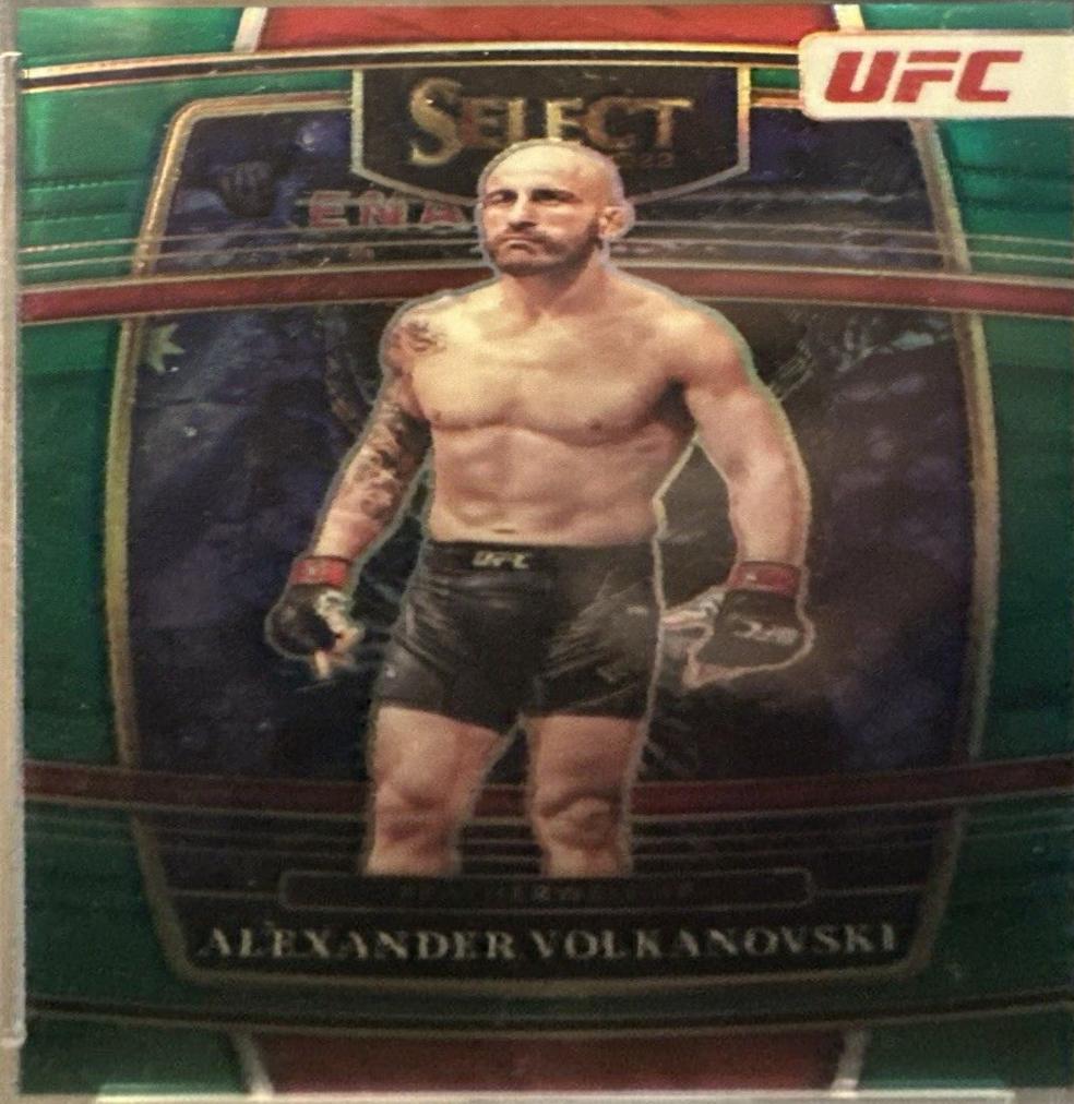 Alexander Volkanovski 2022 Panini Select UFC Concourse #15 Green