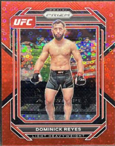 Dominick Reyes 2023 Panini Prizm Under Card UFC Base #185 Red