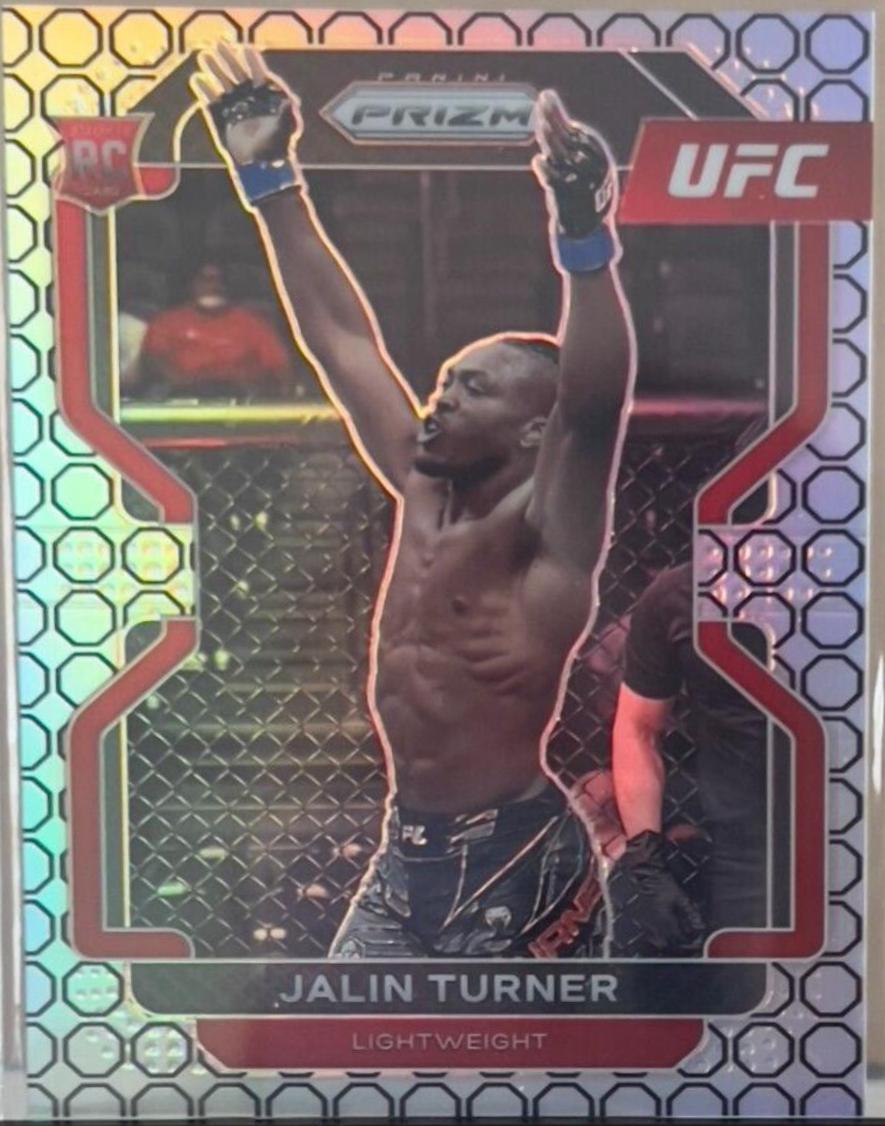 Jalin Turner 2022 Panini Prizm UFC Base #164 Octagon