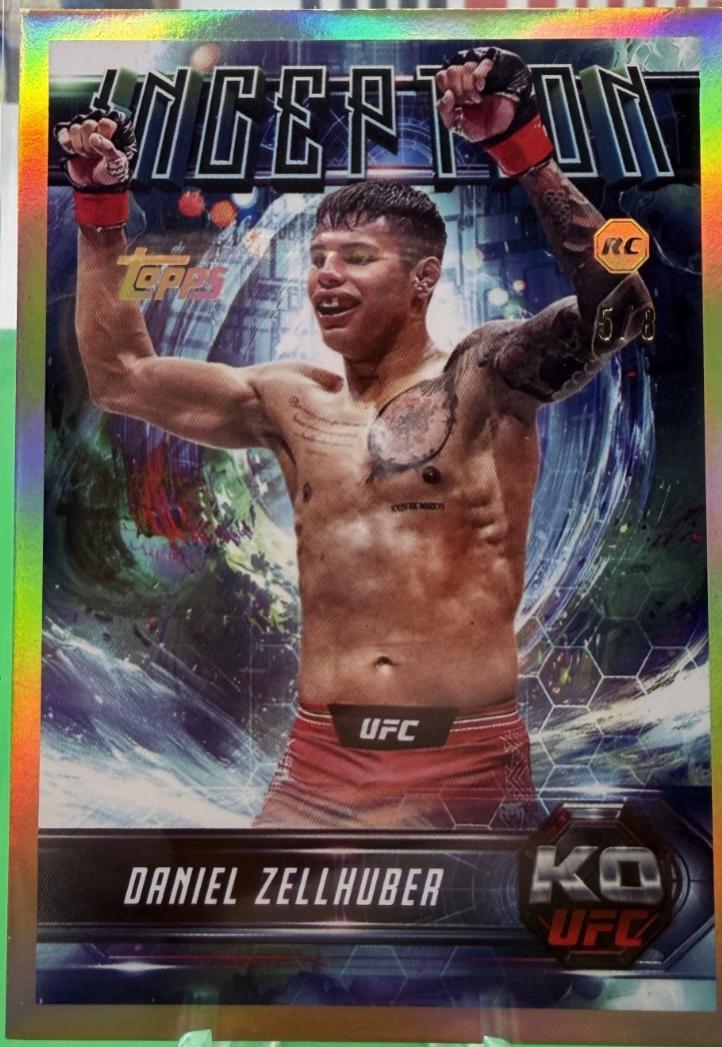 Daniel Zellhuber 2025 Topps Knockout UFC Base #89 Holo Gold