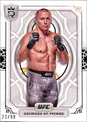 Georges St-Pierre 2024 Topps Royalty UFC Base #99 Gold