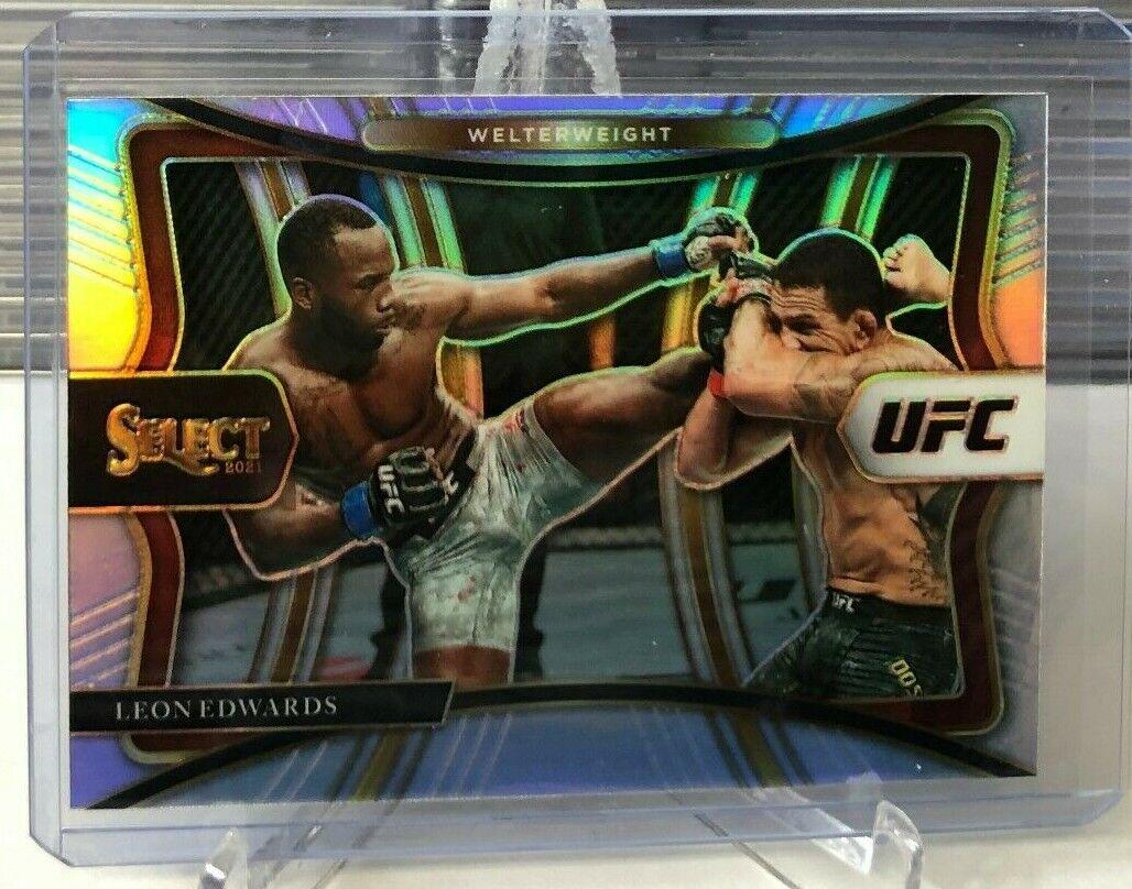 Leon Edwards 2021 Panini Select UFC Premier Level #164 Silver