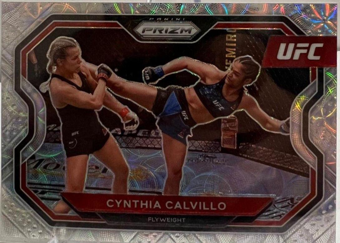 Cynthia Calvillo 2021 Panini Prizm UFC Base #146 Premium