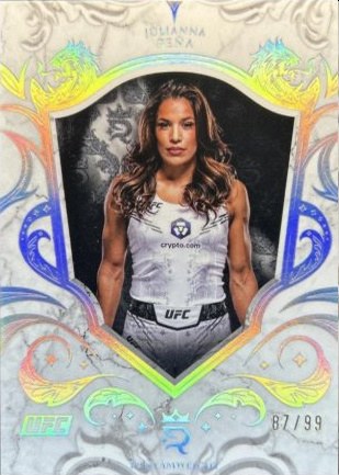 Julianna Peña 2025 Topps Royalty UFC Base #85 Blue