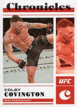 Colby Covington 2023 Panini Chronicles UFC Base Chronicles #38 Platinum