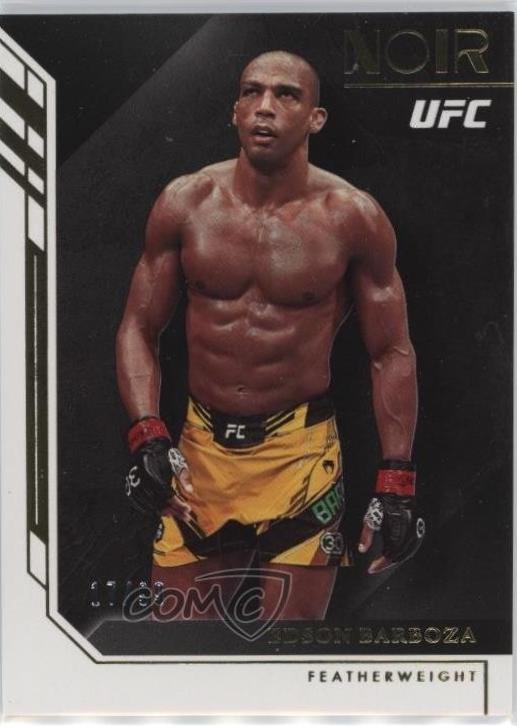 Edson Barboza 2023 Panini Chronicles UFC Base Noir #420 Green