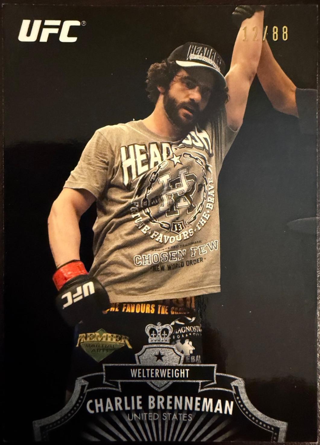 Charlie Brenneman 2012 Topps UFC Bloodlines Base #95 Black