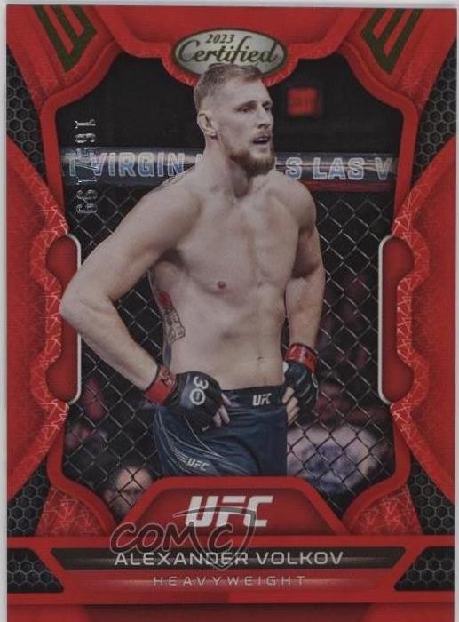 Alexander Volkov 2023 Panini Chronicles UFC Base Certified #221 Red
